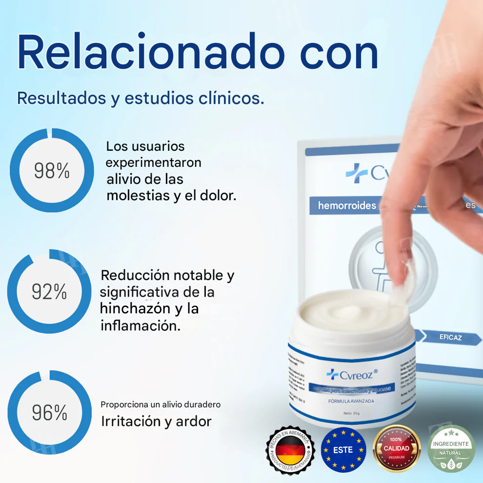 Crema para hemorroides y fisuras Cvreoz®