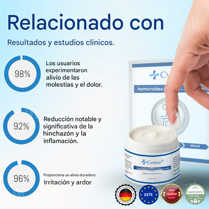 Crema para hemorroides y fisuras Cvreoz®