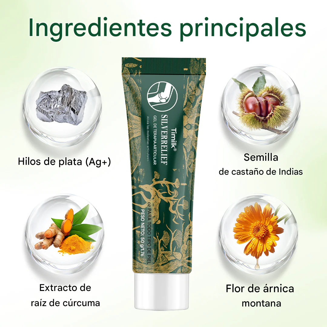 Gel terapéutico para articulaciones Timilk® SilverRelief