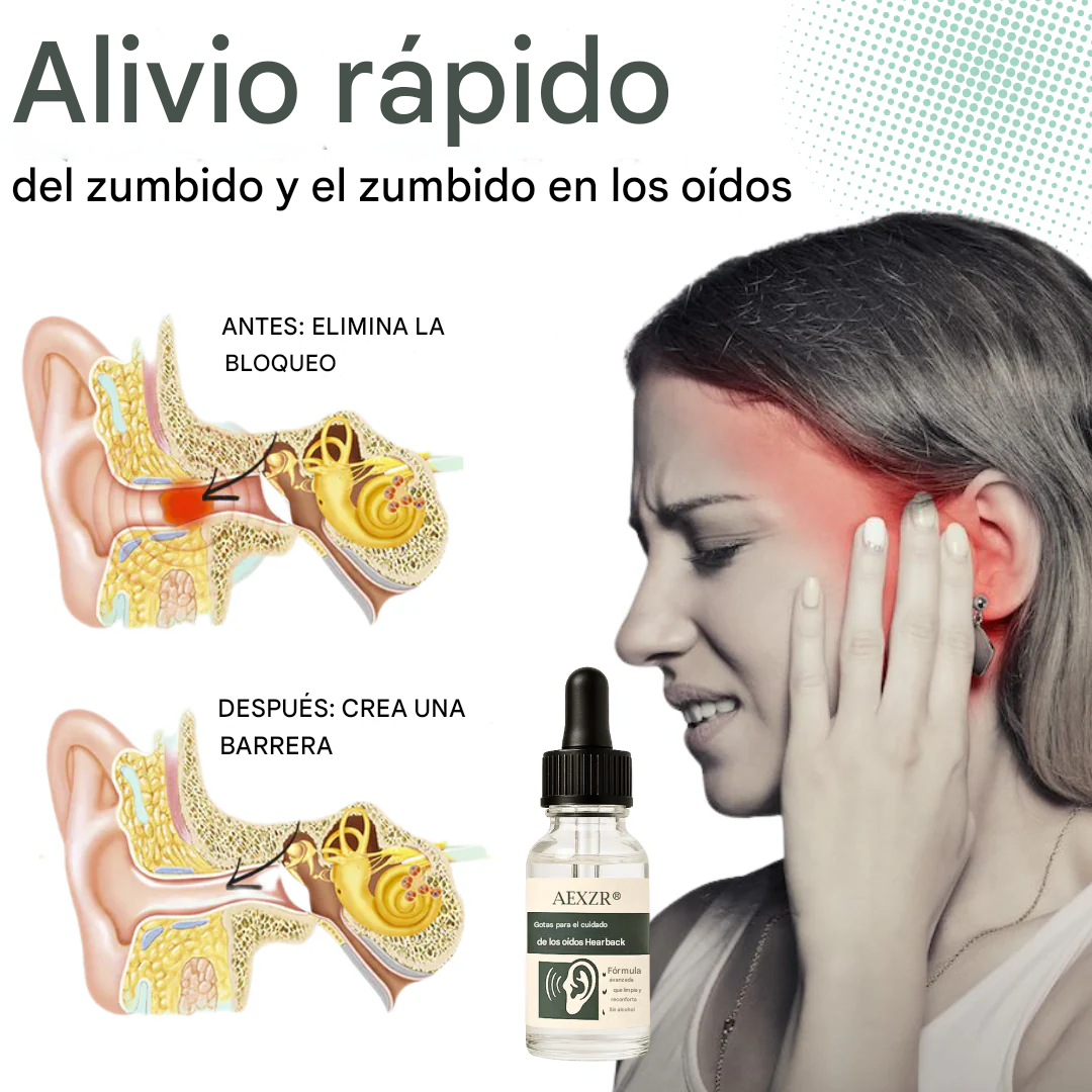Gotas para el cuidado auditivo AEXZR® Hearback