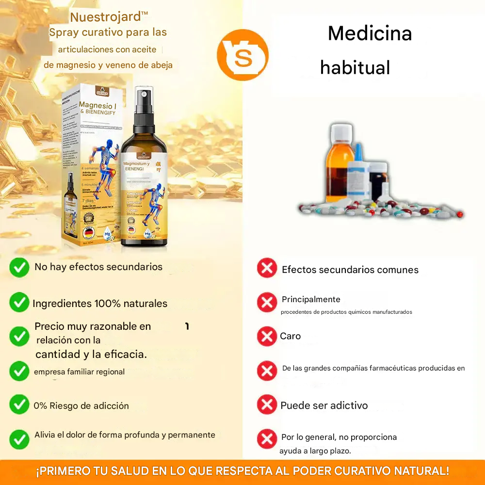 Aceite y spray de magnesio Ourlyard™