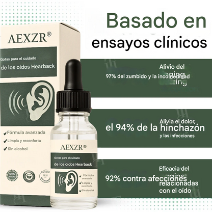 Gotas para el cuidado auditivo AEXZR® Hearback