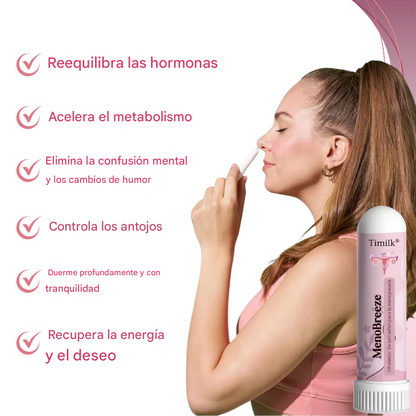 Inhalador de estradiol Timilk® MenoBreeze para la menopausia