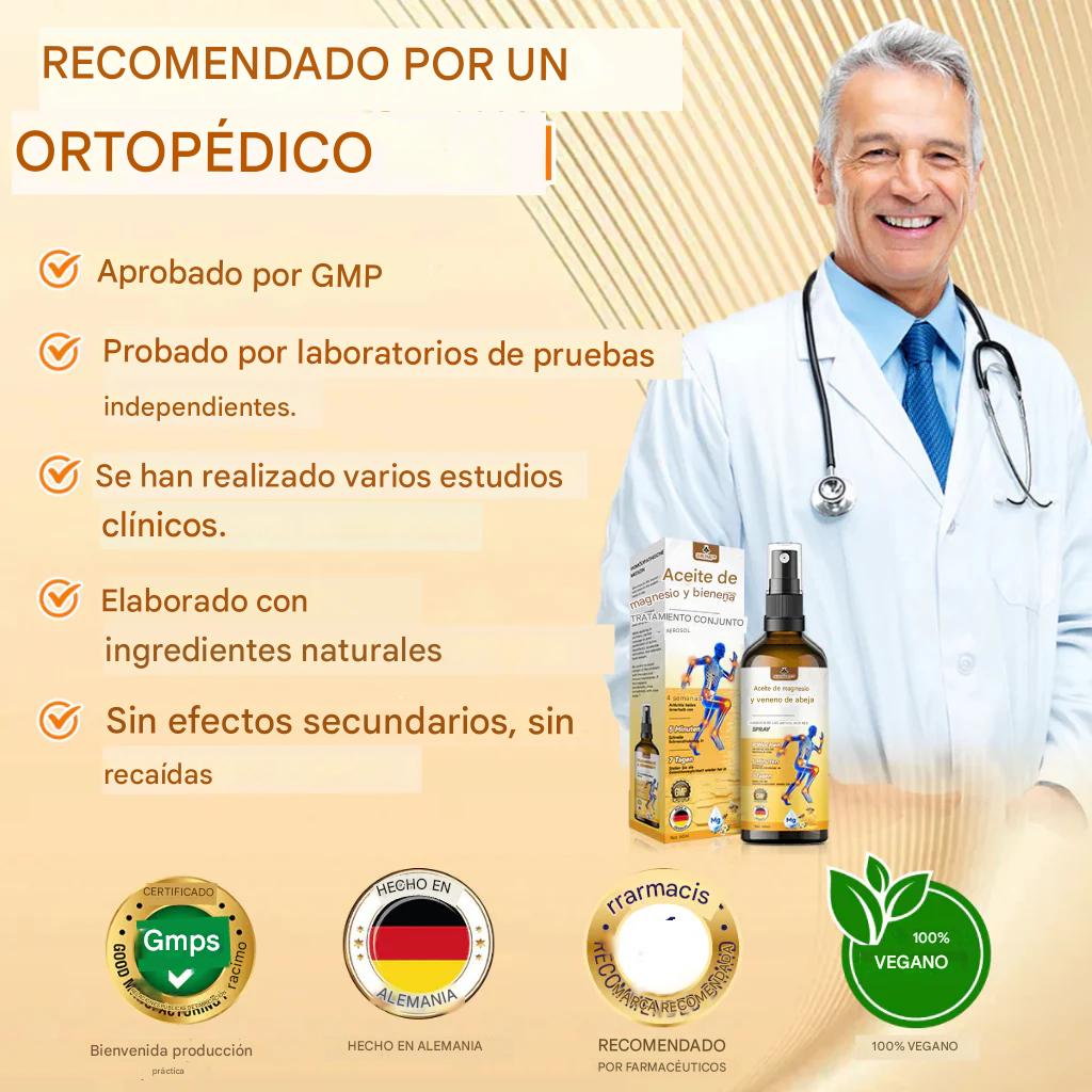 Aceite y spray de magnesio Ourlyard™