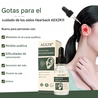 Gotas para el cuidado auditivo AEXZR® Hearback
